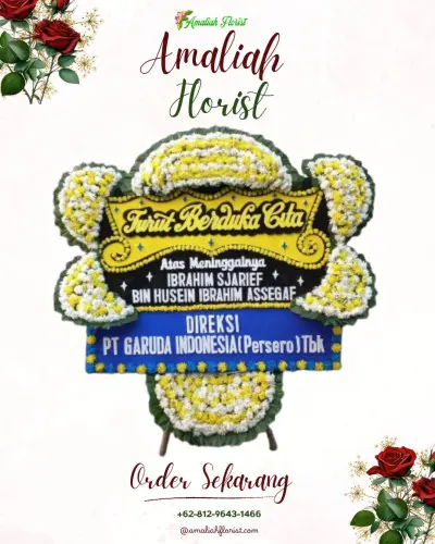 Papan Bunga Duka di Saradan